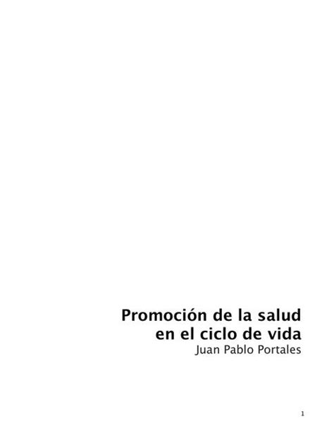 Promoción de la salud en el ciclo de vida IOVANNY CRUZ OJEDA uDocz