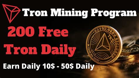 How To Earn Free 200 Trx 🤩🤑 Best Tron Mining Earn Daily 5 Return