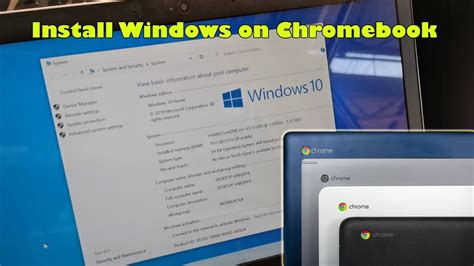 How To Install Windows 10 On Chromebook With Usb Youtube