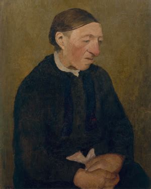 Paula Modersohn Becker Stiftung Sitzende Alte Frau Mit Taschentuch