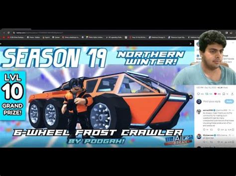 Roblox Jailbreak Season Frost Crawler Level Vehicle And Season