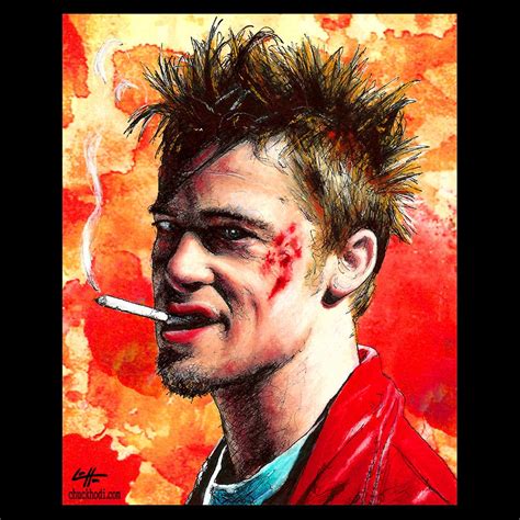 Print 8x10 Tyler Durden Fight Club Edward Norton Etsy