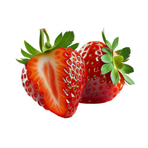 Strawberry Cut Out Red Strawberry On Transparent Background 22430942 Png