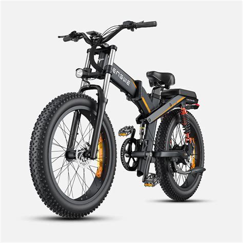 Engwe X W Fat Bike Pliable E Mountain Bike Double Batteries