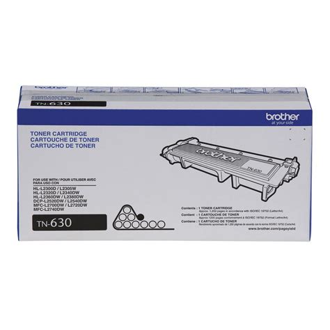 Brother Tn630 Standard Yield Black Toner Cartridge Micro Center