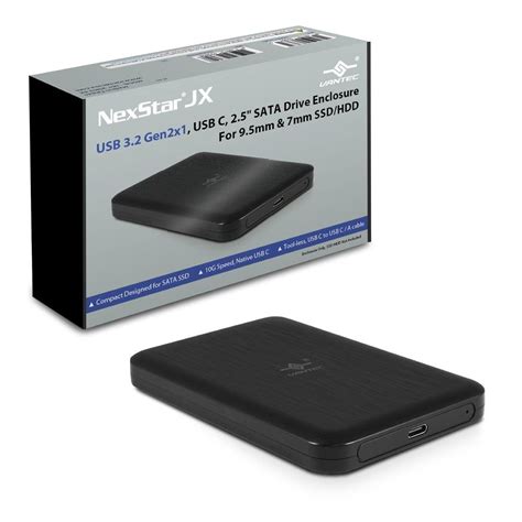 Nexstar Jx Series Usb Gen X Usb C Sata Drive Enclosure For