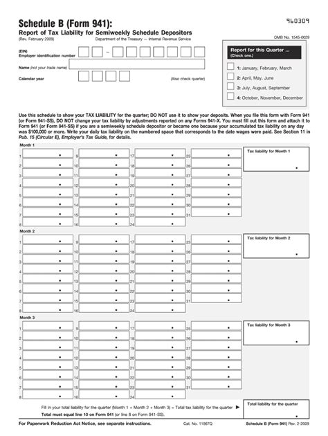 Free Fillable Irs Form 941 Printable Forms Free Online