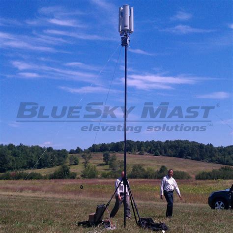 Bluesky Mast Al Lift Series Military Antenna Mast Applications