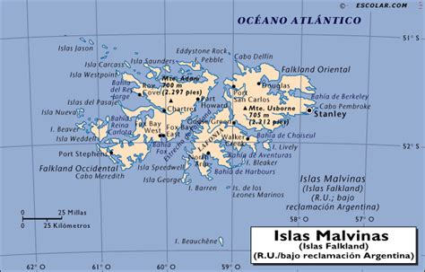 Mapas De Mapa De Islas Malvinas