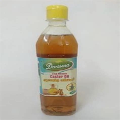 Natural Yellow Castor Oil Liquid 500 Ml Bottle Packing Height 20 Foot