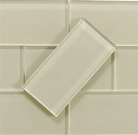 Maybe Mushroom Beige 3 X 6 Glossy Glass Subway Tile Glass Subway Tile Subway Tile Backsplash