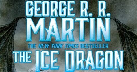 Speculative Book Review: COVER ART: The Ice Dragon by George R. R. Martin