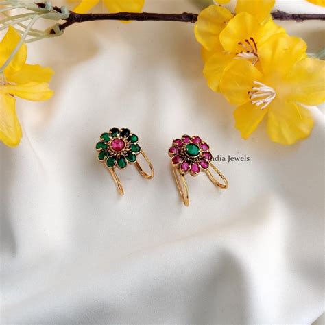 Floral Vanki Design Finger Ring South India Jewels Online Shop