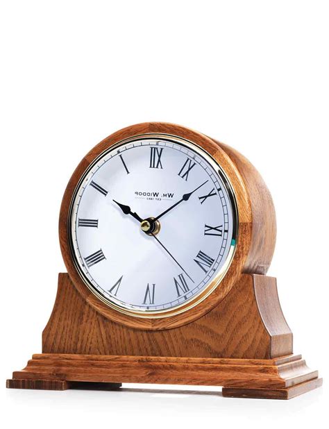 Wooden Barrel Mantle Clock | Chums