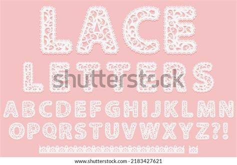 Lettering Lace Over 33 119 Royalty Free Licensable Stock Vectors