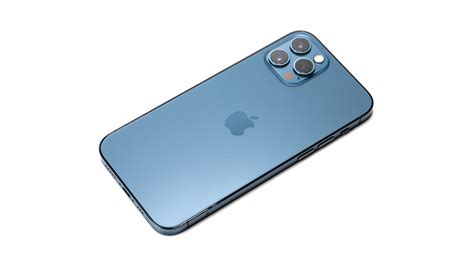 アップル 【美品】iphone12 Pro 256gb パシフィックブルー キズはあり