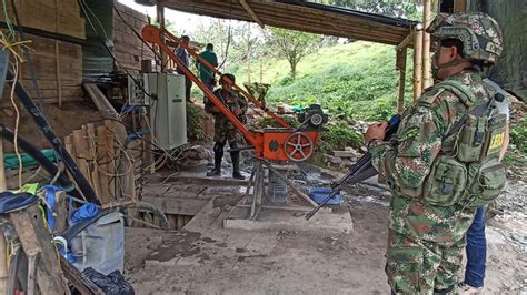 Caldas Capturados por explotación ilegal canteras mineras