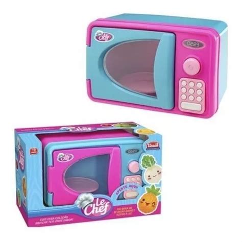 Brinquedo Forno Microondas Infantil Luz E Som Completo Mercadolivre