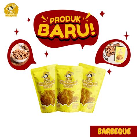 Jual Jamur Tiram Crispy Mushroom Nim Halal Gurih Siap Makan Kripik