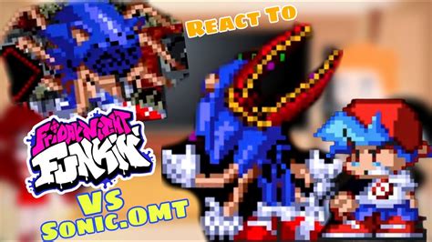 Sonic Omt Sonic Exe One More Time Fnf React To One More Funk Youtube