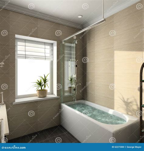 D Render Modern Interior Of Bathroom Stock Photo Image Of Inside