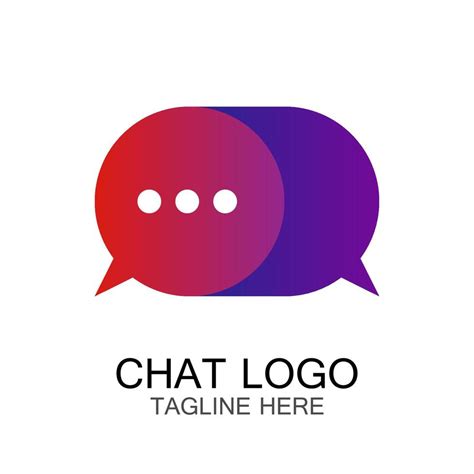 Logotipo De Chat Dise O Moderno De Burbujas De Voz Para El Logotipo O