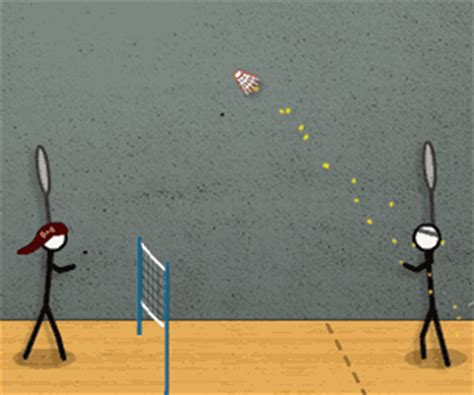 Stick Figure Badminton 2 - Tennis