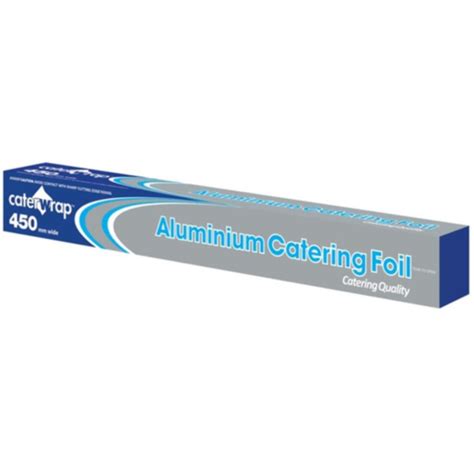 Catering Aluminium Tin Foil 75 Meter Roll 45cm Caterwrap Professional