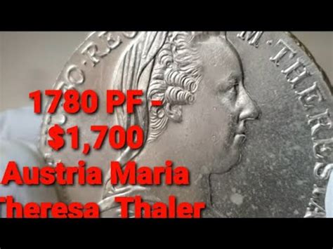 Pf Rare Austria Coin Austria Maria Theresa Thaler Silver