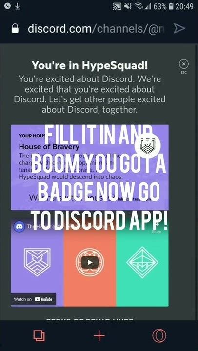 How To Get Hypesquad Badge In Discord Tutorial Youtube