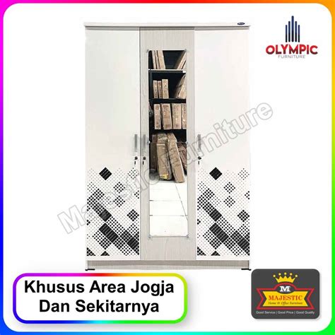 Jual Lemari Pakaian 3 Pintu G Star By Olympic LCBP Jena Jogja