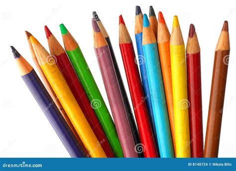 Pencil Crayons Stock Photo Image Of Pink Pencil Diversity 8140724