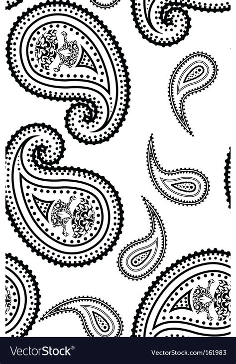 Seamless Paisley Pattern Royalty Free Vector Image