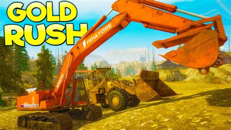 Making Millions With Heavy Machinery Gold Digging Simulator Gold