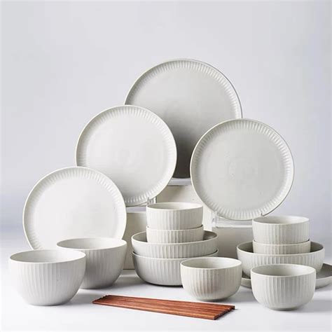 Antowall European Dinnerware Set Household Light Luxury Ceramic