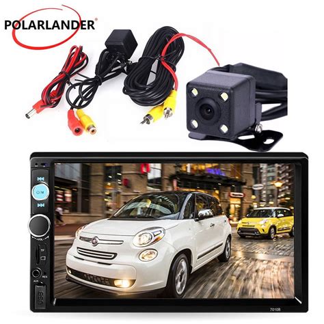 Polarlander Double Din Car Mp Player Inch Touch Screen Bluetooth