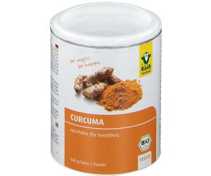 Karl Minck Raab Vitalfood Curcuma Mit Pfeffer Pulver 100g Ab 9 74