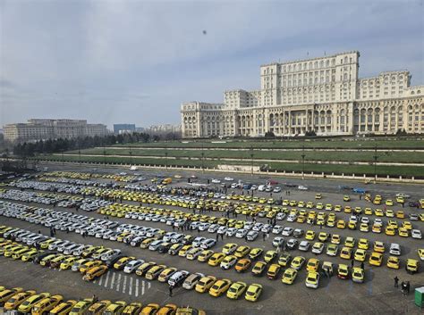 Protest Al Taximetri Tilor N Bucure Ti Care Le Sunt Nemul Umirile I