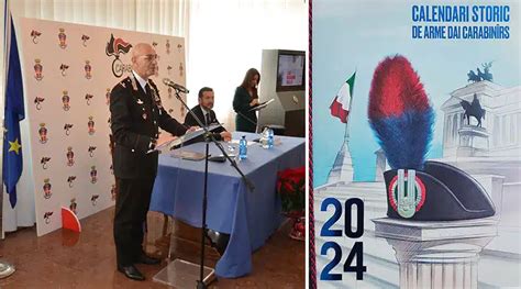 Presentato Il Calendario Storico Dell Arma Realizzato In Lingua