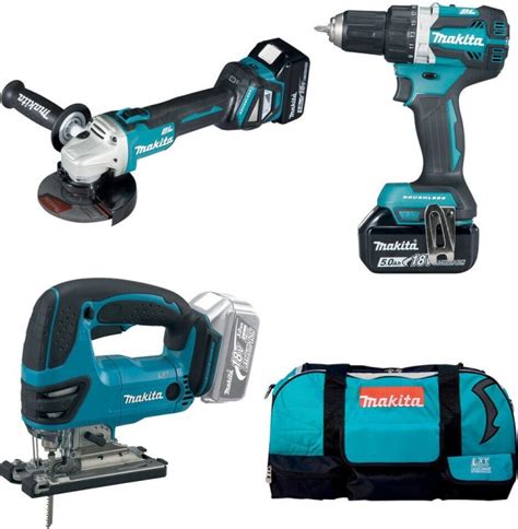 Makita DLX3152TX1 Combo Kit Akku Maschinenset Inkl Tasche 2 Akkus 5