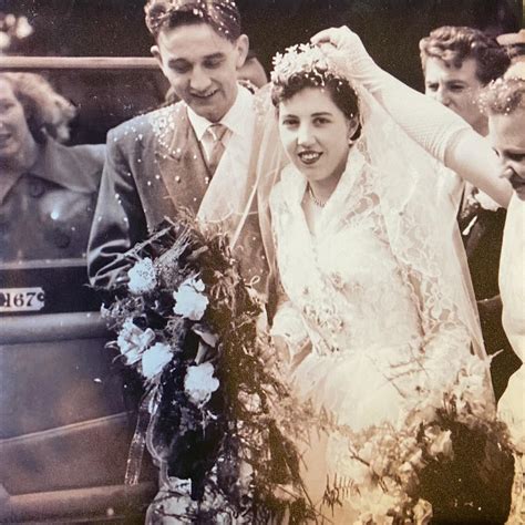 My Grandma And Grandad Getting Married In The 50s Roldschoolcool