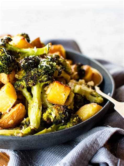 Roasted Potatoes And Broccoli One Pan Side Dish Marcellina In Cucina