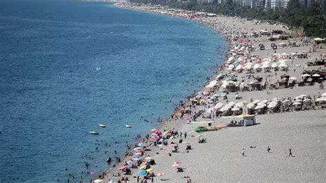 Antalyada Sahiller Yabanc Turistlere Kald Son Dakika Haberleri