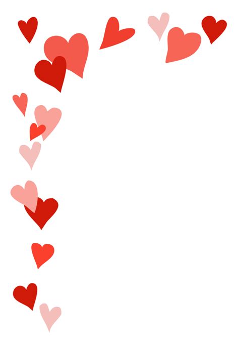 Valentines Day Border PNG Images Transparent Background | PNG Play