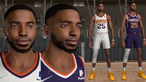 Nba K Mikal Bridges Cyberface Update And Body Model By Aetm