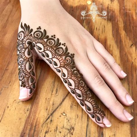 Finger Mehndi Design Latest One Finger Mehndi Designs