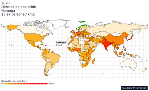 Densidad De Población Noruega 2020