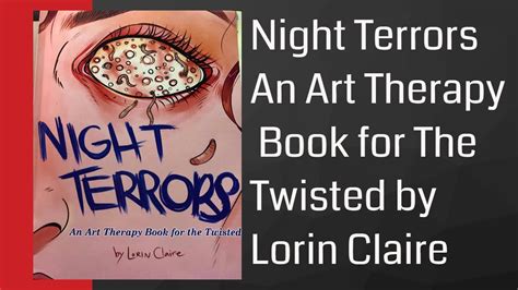 Night Terrors Adult Coloring Book Review By Lorin Claire Youtube