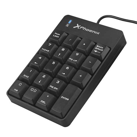 Phoenix Phnumericalpadb Numeric Keyboard Black Techinn