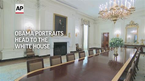 Here They Are Obamas Unveil Their White House Portraits